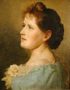Wojciech Gerson Portret kobiety France oil painting artist